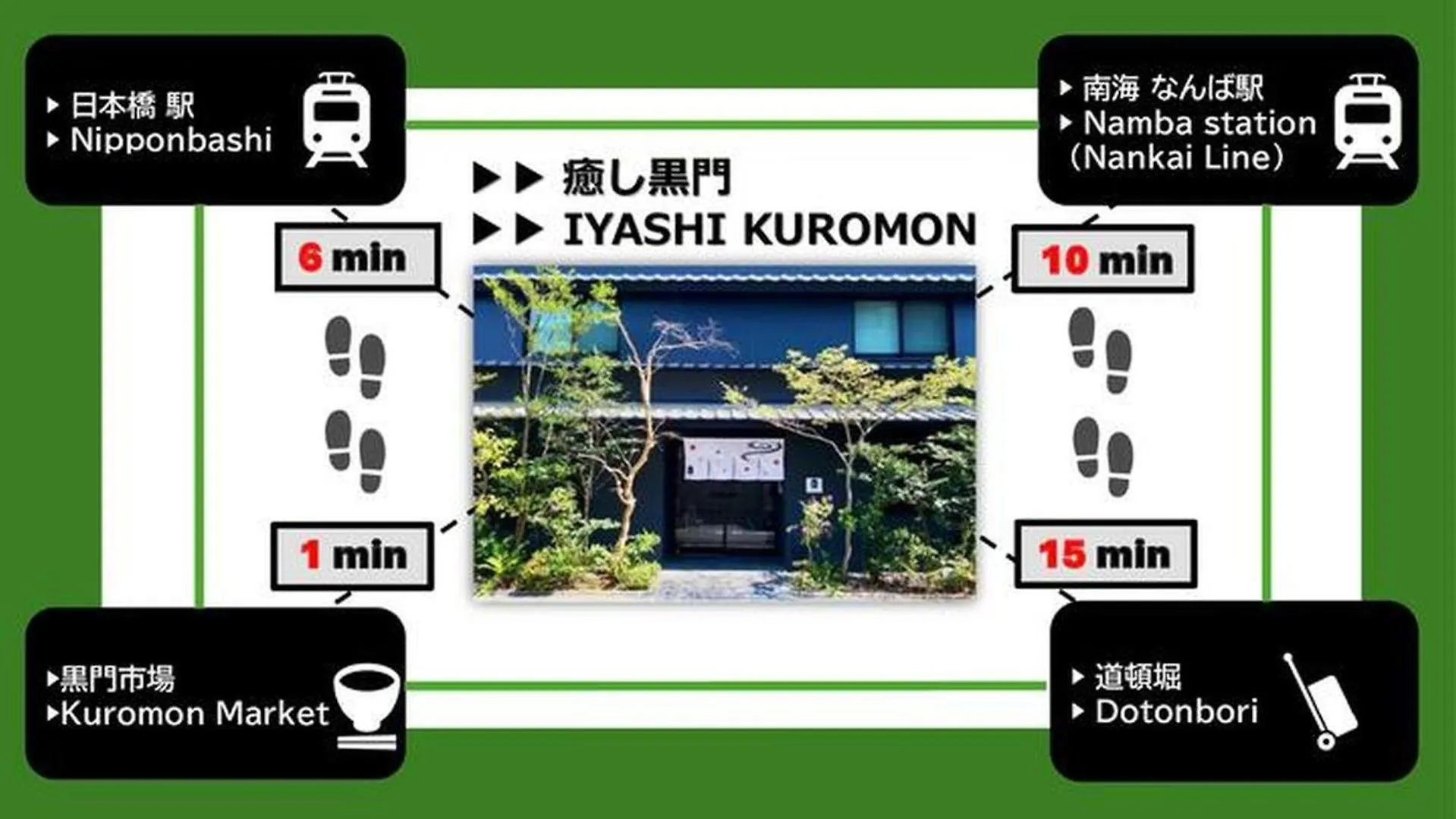 癒し黒門本館101 Διαμέρισμα Οσάκα